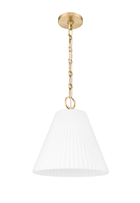Pendant Z-Lite 3042P14-MGLD Modern Gold Alaric 1 Light Pendant Z-Lite