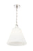 Pendant Z-Lite 3042P14-PN Polished Nickel Alaric 1 Light Pendant Z-Lite
