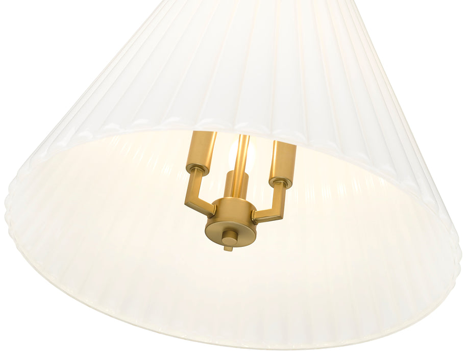 Pendant Z-Lite 3042P18-MGLD Modern Gold Alaric 3 Light Pendant Z-Lite
