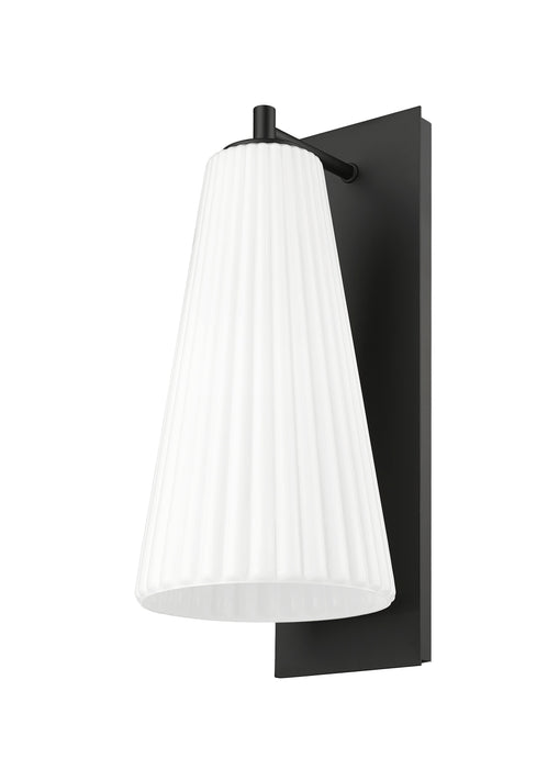 Wall Sconce Z-Lite 3043-1SL-MB Matte Black Farrell 1 Light Wall Sconce Z-Lite