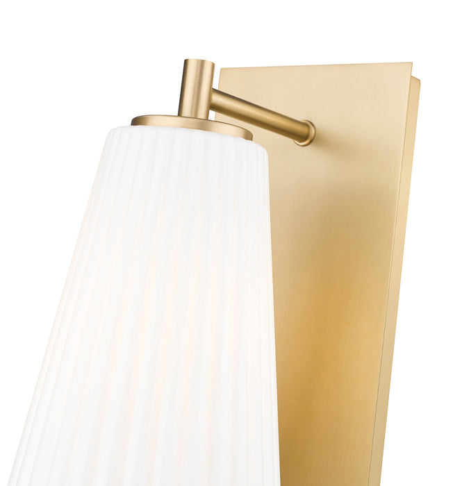 Wall Sconce Z-Lite 3043-1SL-MGLD Modern Gold Farrell 1 Light Wall Sconce Z-Lite