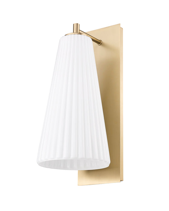 Wall Sconce Z-Lite 3043-1SL-MGLD Modern Gold Farrell 1 Light Wall Sconce Z-Lite