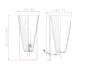 Wall Sconce Z-Lite 3043-1SS-BN Brushed Nickel Farrell 1 Light Wall Sconce Z-Lite