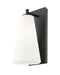 Wall Sconce Z-Lite 3043-1SS-MB Matte Black Farrell 1 Light Wall Sconce Z-Lite