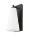 Wall Sconce Z-Lite 3043-1SS-MB Matte Black Farrell 1 Light Wall Sconce Z-Lite