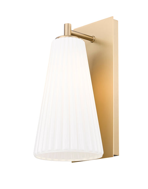 Wall Sconce Z-Lite 3043-1SS-MGLD Modern Gold Farrell 1 Light Wall Sconce Z-Lite
