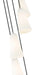 Chandelier Z-Lite 3043P6-5R-BN Brushed Nickel Farrell 5 Light Chandelier Z-Lite