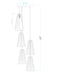 Chandelier Z-Lite 3043P6-5R-BN Brushed Nickel Farrell 5 Light Chandelier Z-Lite