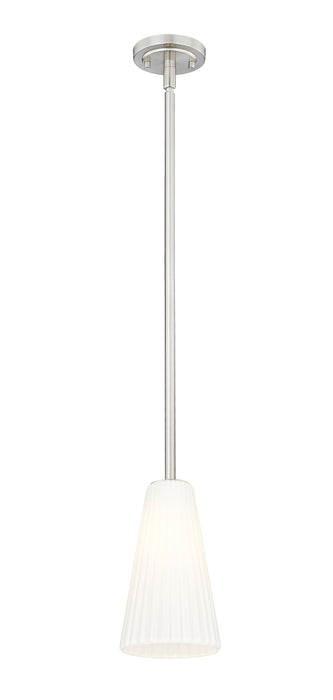 Pendant Z-Lite 3043P6-ROD-BN Brushed Nickel Farrell 1 Light Pendant Z-Lite