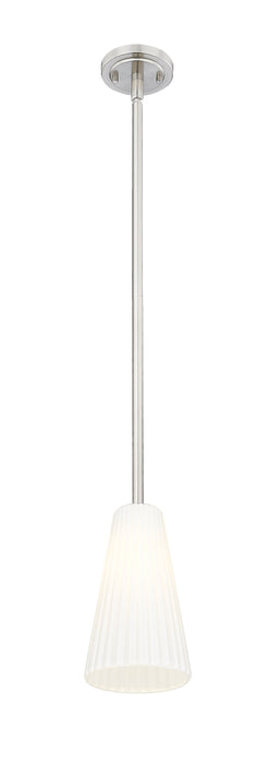 Pendant Z-Lite 3043P6-ROD-BN Brushed Nickel Farrell 1 Light Pendant Z-Lite