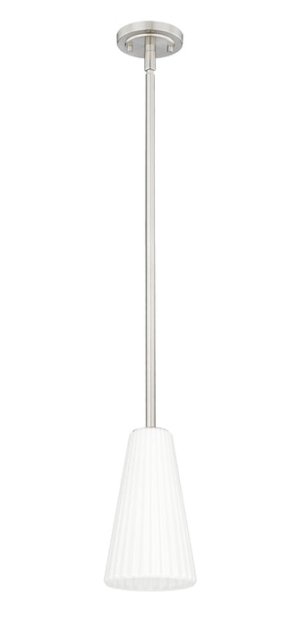 Pendant Z-Lite 3043P6-ROD-BN Brushed Nickel Farrell 1 Light Pendant Z-Lite