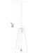 Pendant Z-Lite 3043P6-ROD-MB Matte Black Farrell 1 Light Pendant Z-Lite