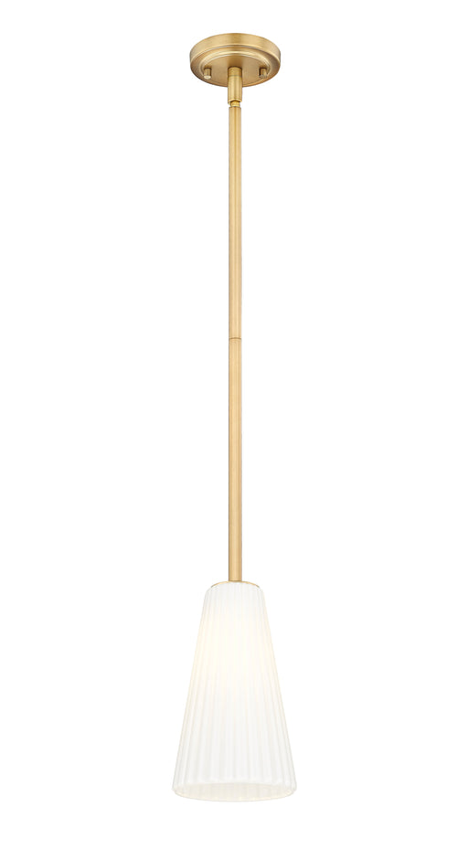 Pendant Z-Lite 3043P6-ROD-MGLD Modern Gold Farrell 1 Light Pendant Z-Lite