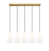 Linear Chandelier Z-Lite 3043P7-5L-MGLD Modern Gold Farrell 5 Light Linear Chandelier Z-Lite