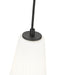 Pendant Z-Lite 3043P7-MB Matte Black Farrell 1 Light Pendant Z-Lite
