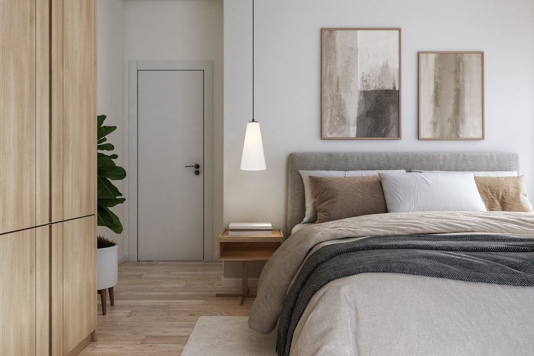 Pendant Z-Lite 3043P7-MB Matte Black Farrell 1 Light Pendant Z-Lite