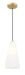 Pendant Z-Lite 3043P7-MGLD Modern Gold Farrell 1 Light Pendant Z-Lite