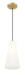 Pendant Z-Lite 3043P7-MGLD Modern Gold Farrell 1 Light Pendant Z-Lite