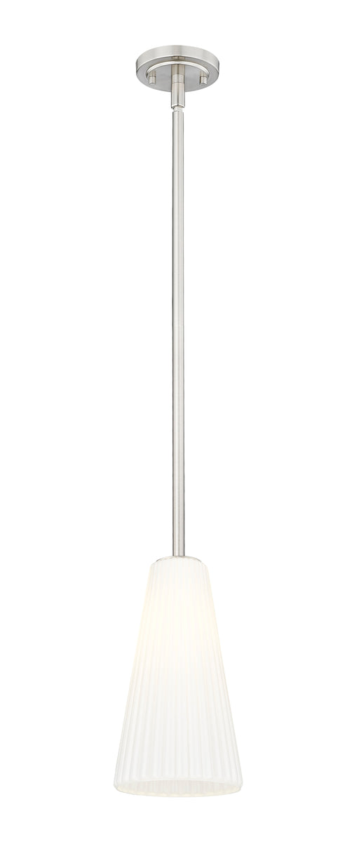 Pendant Z-Lite 3043P7-ROD-BN Brushed Nickel Farrell 1 Light Pendant Z-Lite
