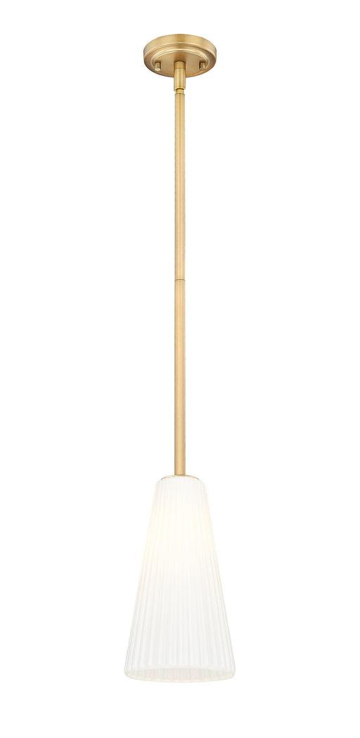 Pendant Z-Lite 3043P7-ROD-MGLD Modern Gold Farrell 1 Light Pendant Z-Lite