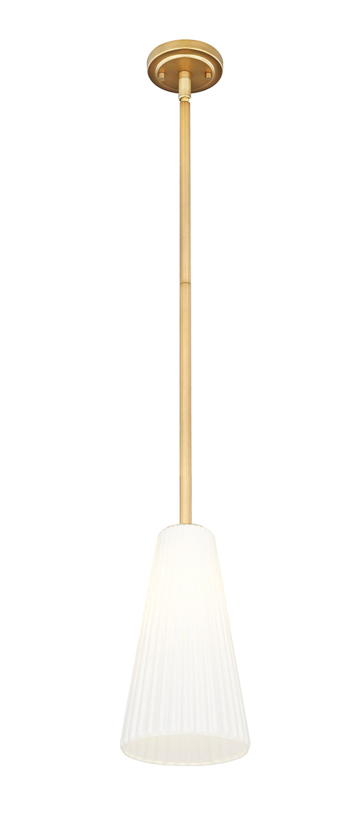 Pendant Z-Lite 3043P7-ROD-MGLD Modern Gold Farrell 1 Light Pendant Z-Lite