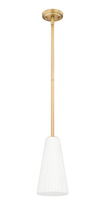 Pendant Z-Lite 3043P7-ROD-MGLD Modern Gold Farrell 1 Light Pendant Z-Lite