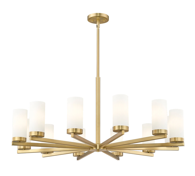 Chandelier Z-Lite 3044-12MGLD Modern Gold Danica 12 Light Chandelier Z-Lite