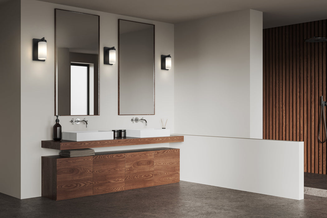 Wall Sconce Z-Lite 3044-1S-MB Matte Black Danica 1 Light Wall Sconce Z-Lite