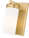 Wall Sconce Z-Lite 3044-1S-MGLD Modern Gold Danica 1 Light Wall Sconce Z-Lite