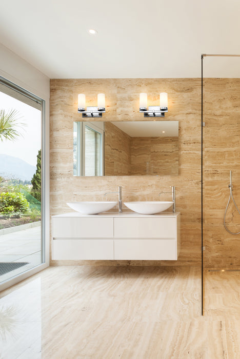 Vanity Z-Lite 3044-2V-CH Chrome Danica 2 Light Vanity Z-Lite