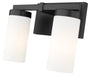 Vanity Z-Lite 3044-2V-MB Matte Black Danica 2 Light Vanity Z-Lite