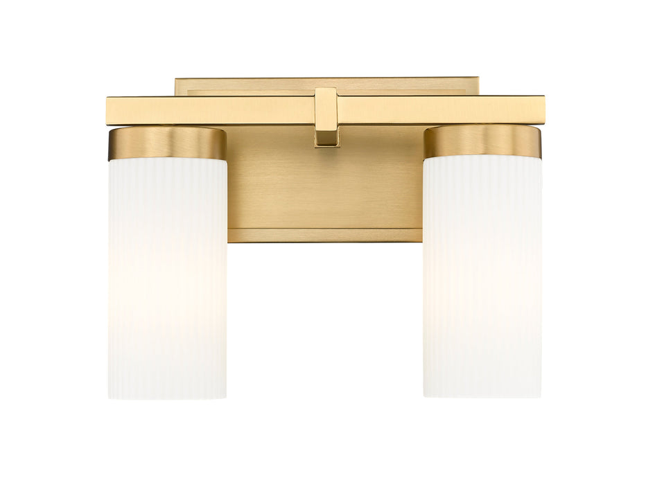 Vanity Z-Lite 3044-2V-MGLD Modern Gold Danica 2 Light Vanity Z-Lite