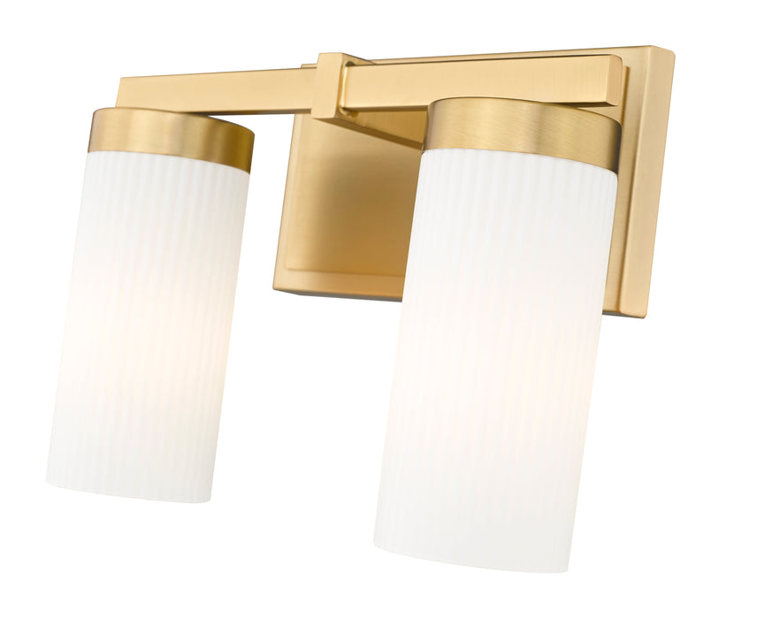 Vanity Z-Lite 3044-2V-MGLD Modern Gold Danica 2 Light Vanity Z-Lite