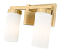Vanity Z-Lite 3044-2V-MGLD Modern Gold Danica 2 Light Vanity Z-Lite