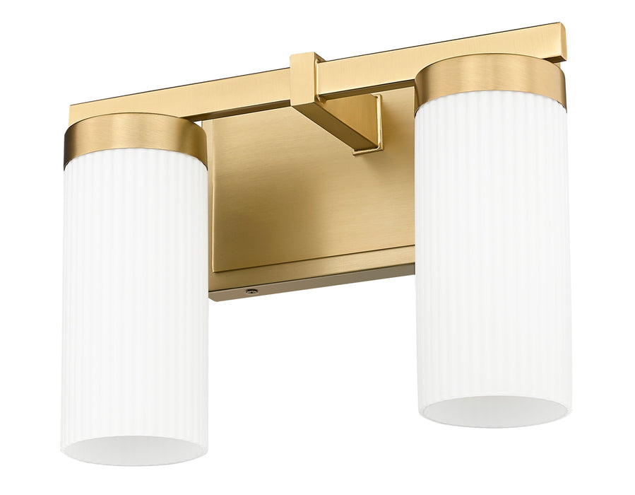 Vanity Z-Lite 3044-2V-MGLD Modern Gold Danica 2 Light Vanity Z-Lite