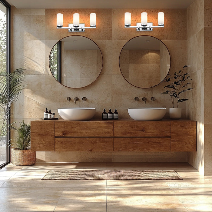 Vanity Z-Lite 3044-3V-CH Chrome Danica 3 Light Vanity Z-Lite