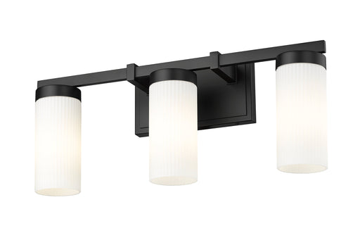 Vanity Z-Lite 3044-3V-MB Matte Black Danica 3 Light Vanity Z-Lite