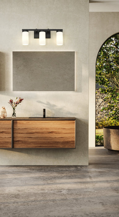 Vanity Z-Lite 3044-3V-MB Matte Black Danica 3 Light Vanity Z-Lite