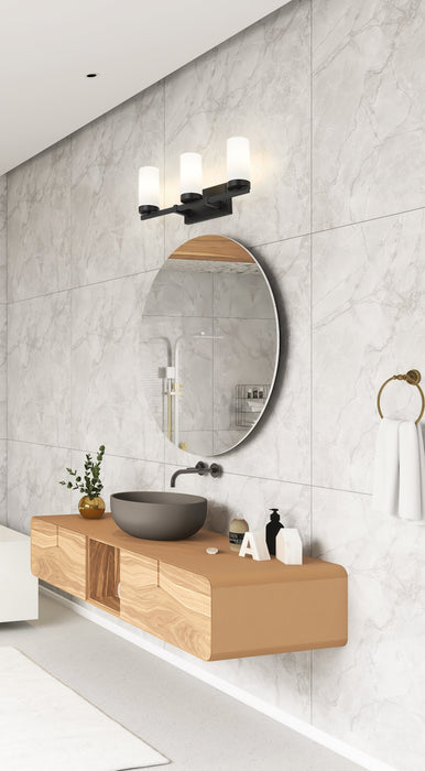 Vanity Z-Lite 3044-3V-MB Matte Black Danica 3 Light Vanity Z-Lite