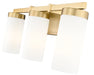Vanity Z-Lite 3044-3V-MGLD Modern Gold Danica 3 Light Vanity Z-Lite