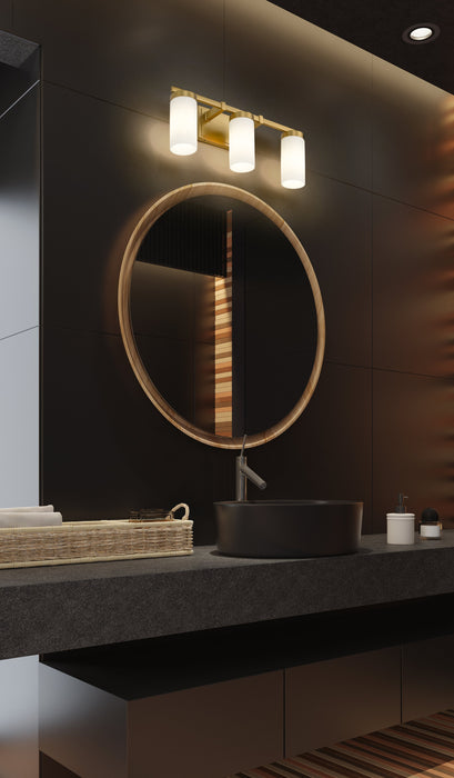 Vanity Z-Lite 3044-3V-MGLD Modern Gold Danica 3 Light Vanity Z-Lite