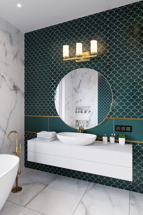 Vanity Z-Lite 3044-3V-MGLD Modern Gold Danica 3 Light Vanity Z-Lite