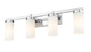 Vanity Z-Lite 3044-4V-CH Chrome Danica 4 Light Vanity Z-Lite