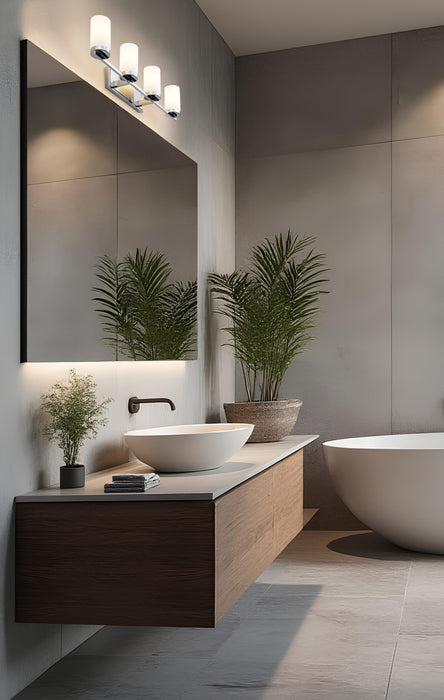 Vanity Z-Lite 3044-4V-CH Chrome Danica 4 Light Vanity Z-Lite