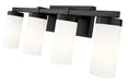 Vanity Z-Lite 3044-4V-MB Matte Black Danica 4 Light Vanity Z-Lite