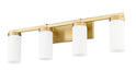 Vanity Z-Lite 3044-4V-MGLD Modern Gold Danica 4 Light Vanity Z-Lite