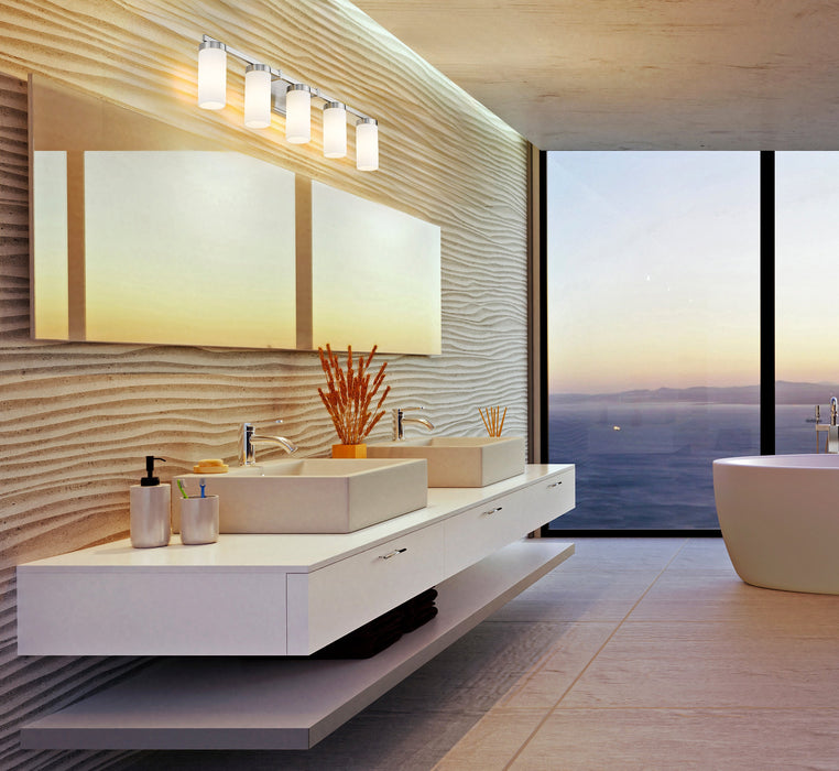 Vanity Z-Lite 3044-5V-BN Brushed Nickel Danica 5 Light Vanity Z-Lite