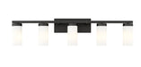 Vanity Z-Lite 3044-5V-MB Matte Black Danica 5 Light Vanity Z-Lite