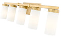 Vanity Z-Lite 3044-5V-MGLD Modern Gold Danica 5 Light Vanity Z-Lite