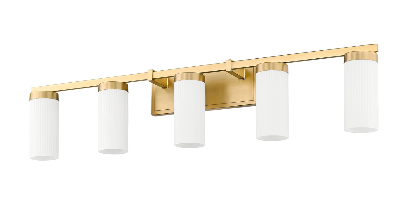 Vanity Z-Lite 3044-5V-MGLD Modern Gold Danica 5 Light Vanity Z-Lite